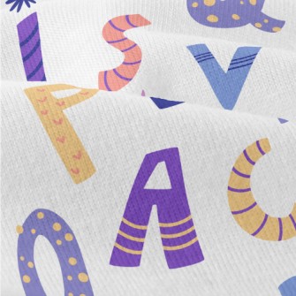 English Letters In Various Sha Modern Jersey