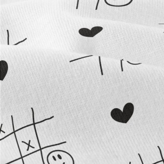 Graffiti TicTacToe Love Heart Modern Jersey