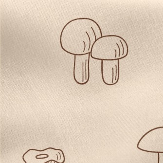 Various Mushrooms Shiitake Mus Jersey Backed Fleece