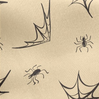 Spider Web And Black Spider Jersey Backed Fleece