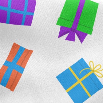 Brightly Colored Gifts Jersey Backed Fleece