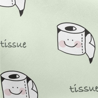 Dull And Cute Toilet Paper Pongee