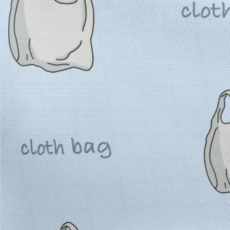 Simple Gray Plastic Bag Pongee