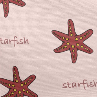 Red Five-clawed Starfish Pongee