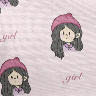 Expressionless Girl Pongee
