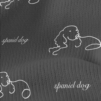 Hand Drawn Simple Dog Stretch Jersey