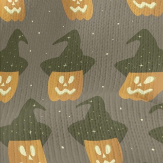 Pumpkin Wearing A Witch Hat Stretch Jersey
