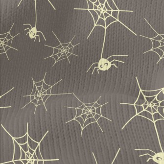 Color Block Spider And Spider  Stretch Jersey
