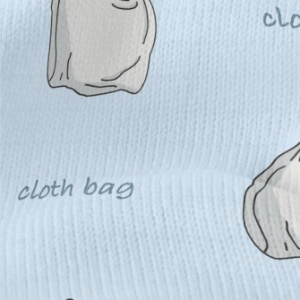 Simple Gray Plastic Bag Stretch Jersey
