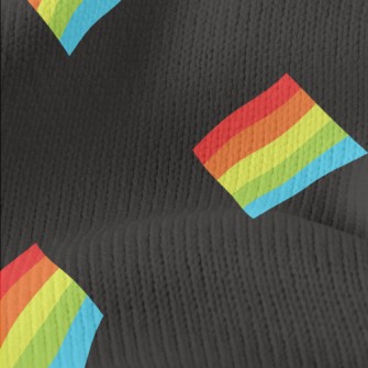 Brightly Colored Diamonds Stretch Jersey