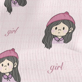 Expressionless Girl Stretch Jersey