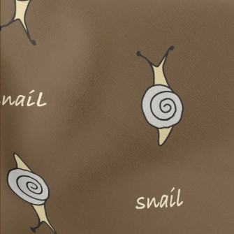 Simple Color Block Snail Lightweight Cotton Poplin