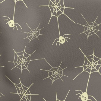 Color Block Spider And Spider  Lightweight Cotton Poplin