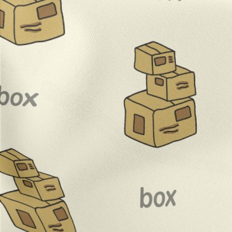 Stacked Boxes Lightweight Cotton Poplin