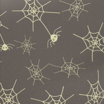 Color Block Spider And Spider  Midweight Cotton Poplin