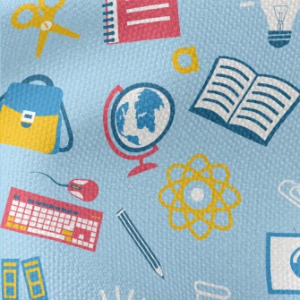 Schoolbag Books Pencils Waterproof Canvas