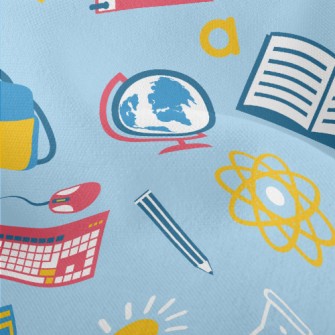 Schoolbag Books Pencils Lightweight Performance Linen