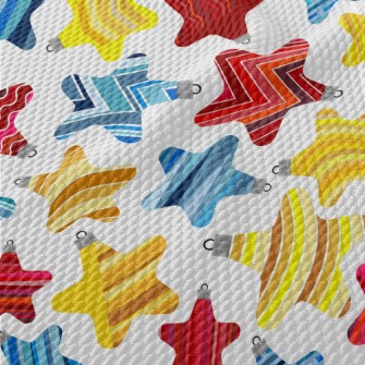Stripe Gradient Stars Birdseye Piqué