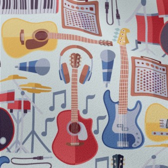 Electric Guitar, Guitar, Elect Chiffon