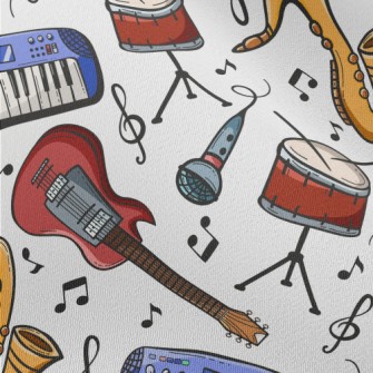 Keyboard, Drums, Guitar Chiffon