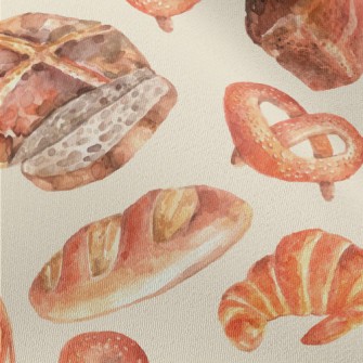 Watercolor Realistic Bread Chiffon