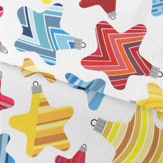 Stripe Gradient Stars Waterproof Oxford