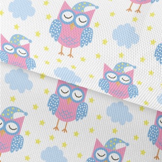 Good Night Closed Eyes Owl Waterproof Oxford