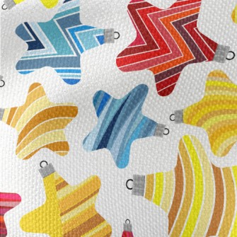 Stripe Gradient Stars Waterproof Canvas