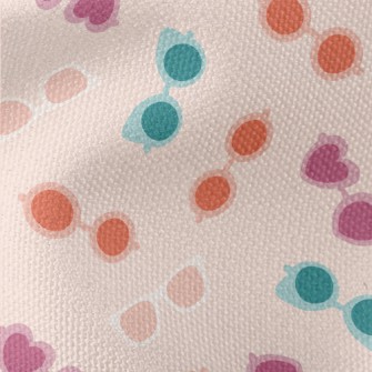 Cute Glasses Waterproof Canvas