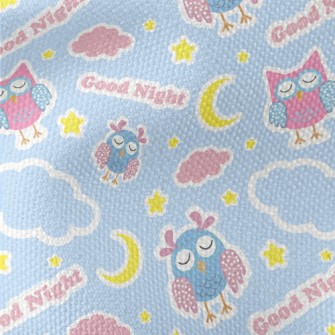 Owl Says Goodnight Waterproof Canvas