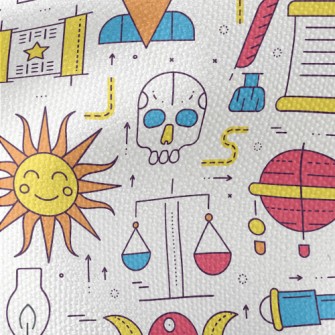 Wizard Witchcraft Divination Waterproof Canvas