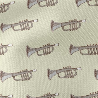 Retro Trumpet Waterproof Canvas