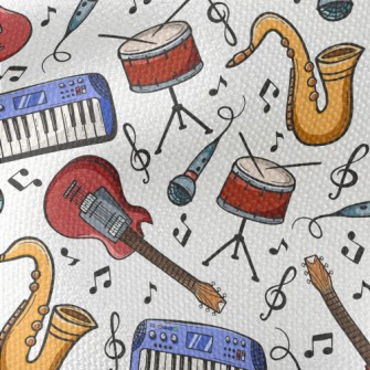 Keyboard, Drums, Guitar Waterproof Canvas