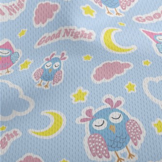 Owl Says Goodnight Athletic Mesh Flat Back