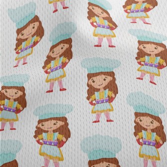 Sweet Girl Chef Athletic Mesh Flat Back