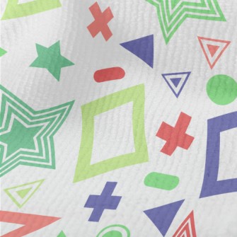 Colorful Fluorescent Geometric Terry