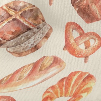 Watercolor Realistic Bread Terry