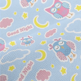 Owl Says Goodnight Performance Linen