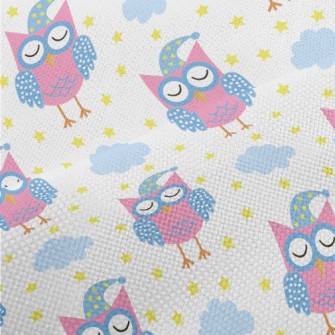 Good Night Closed Eyes Owl Performance Linen