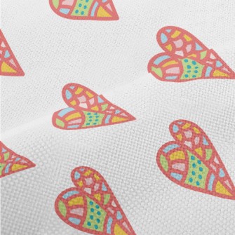 Color Block Stitching Love Performance Linen