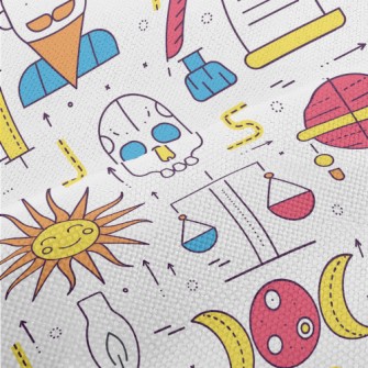 Wizard Witchcraft Divination Performance Linen