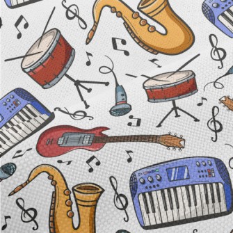 Keyboard, Drums, Guitar Performance Linen