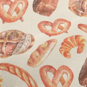 Watercolor Realistic Bread Performance Linen