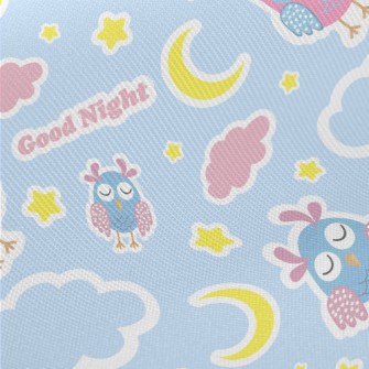 Owl Says Goodnight Twill