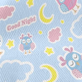 Owl Says Goodnight Standard Corduroy