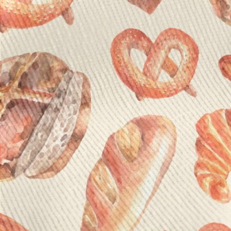 Watercolor Realistic Bread Standard Corduroy