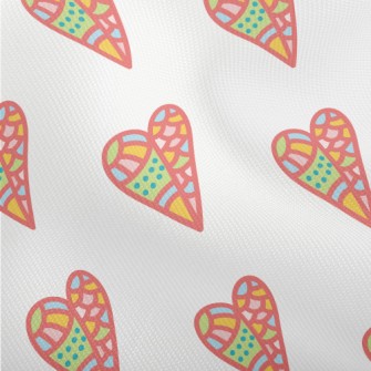 Color Block Stitching Love Dobby