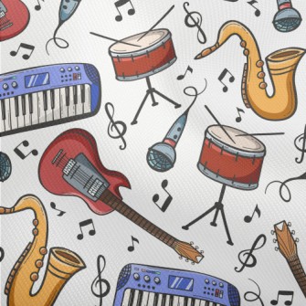 Keyboard, Drums, Guitar Dobby