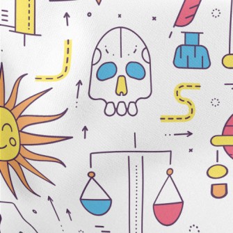 Wizard Witchcraft Divination Stretch Ponte