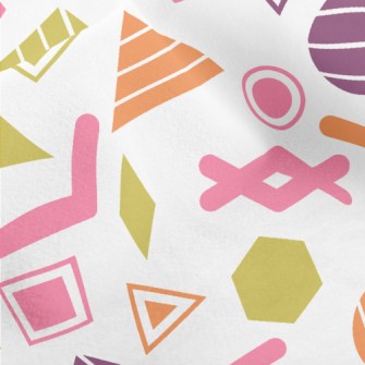 Triangle Square Geometry Circl Micro Fleece